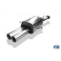 Escape deportivo Fox Opel Astra G G Coupe/Cabrio 1,6/ 1,8/ 2,2/ 2,2 DTi 50er System