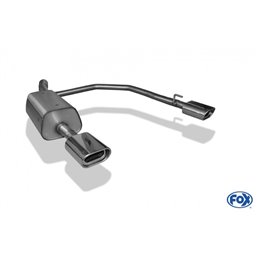 Escape deportivo Fox Opel Astra G G Coupe/Cabrio 1,6/ 1,8/ 2,2/ 2,2 DTi 60er System