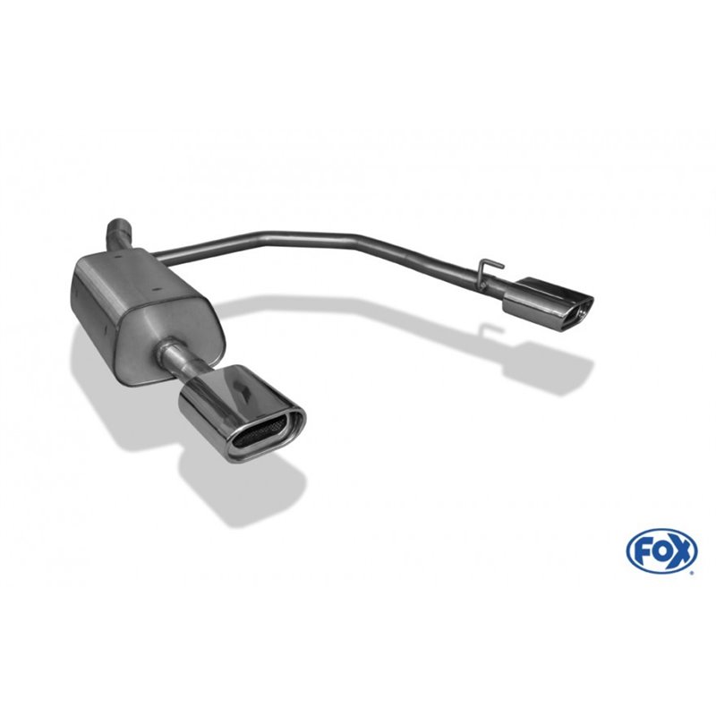 Escape deportivo Fox Opel Astra G G Coupe/Cabrio 1,6/ 1,8/ 2,2/ 2,2 DTi 60er System