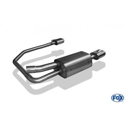 Escape deportivo Fox Opel Astra G G Coupe/Cabrio 1,6/ 1,8/ 2,2/ 2,2 DTi 60er System