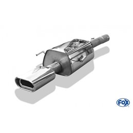 Escape deportivo Fox Opel Astra G G Coupe/Cabrio 1,6/ 1,8/ 2,2/ 2,2 DTi 60er System