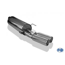 Escape deportivo Fox Opel Astra G G Coupe/Cabrio 2,0l Turbo