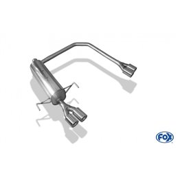 Escape deportivo Fox Opel Astra H Limousine und GTC 1,2 - 1,8 und 1,3l D - 1,9l D