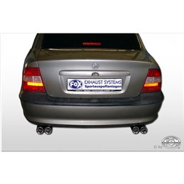 Escape deportivo Fox Opel Vectra B Duplex-System Todos