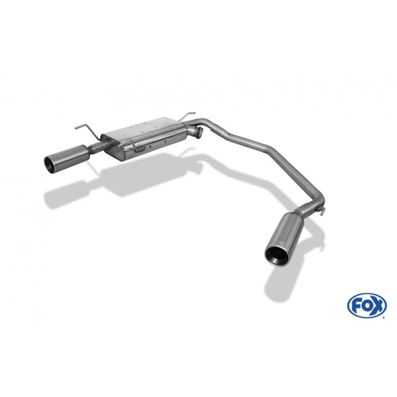 Escape deportivo Fox Opel Vectra B Duplex-System Todos