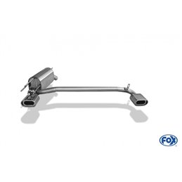 Escape deportivo Fox Opel Calibra 2,0l 16V 100kW/ 2,5l V6 125kW Todos