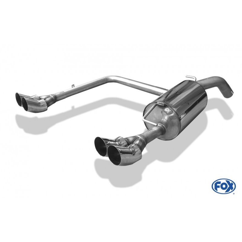 Escape deportivo Fox Toyota Yaris Yaris TS P1 Todos