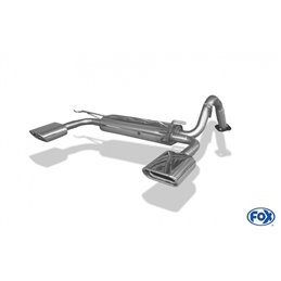 Escape deportivo Fox Toyota Yaris Yaris XP9 desde 06 1,0l 1,3l 1,4l D Todos