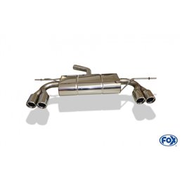 Escape deportivo Fox Volkswagen Scirocco 1,4l TSI + 2,0l TDI 100/103kW 55er System Todos