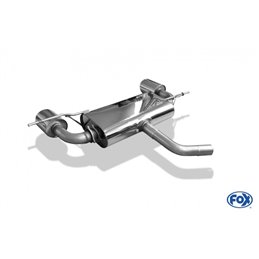 Escape deportivo Fox Volkswagen Scirocco 1,4l TSI + 2,0l TDI 100/103kW 55er System Todos