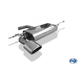 Escape deportivo Fox Volkswagen Scirocco 1,4l TSI + 2,0l TDI 100/103kW 55er System Todos