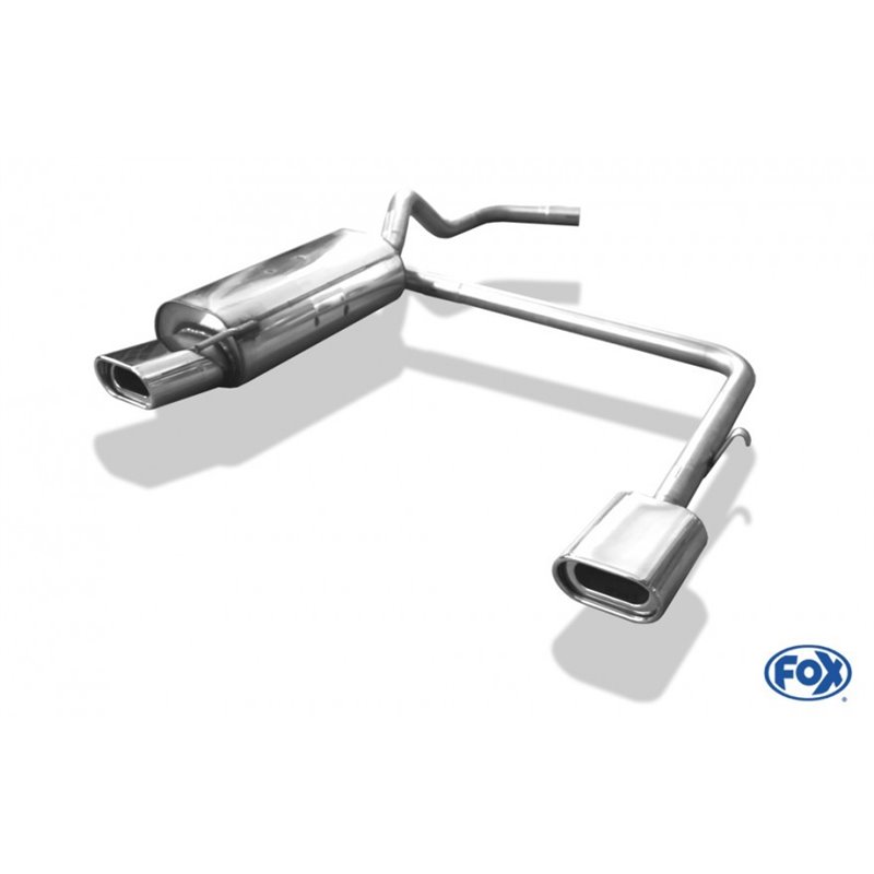 Escape deportivo Fox Volkswagen Polo 6N 50mm Todos