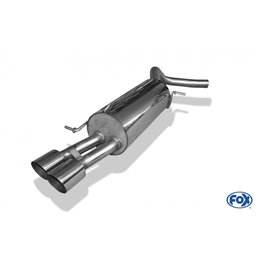 Escape deportivo Fox Volkswagen Polo 6R GT und GTI 63,5mm Todos