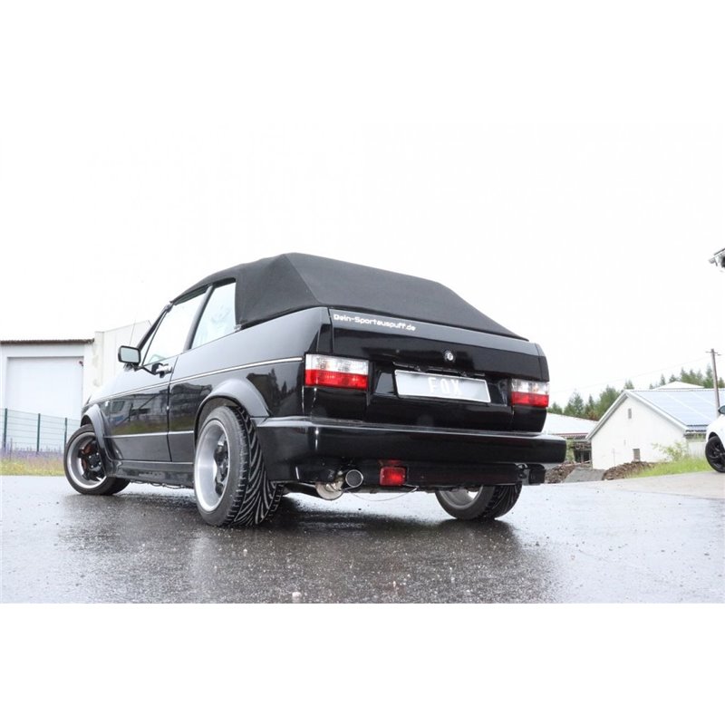 Escape deportivo Fox Volkswagen Golf I Cabrio Todos