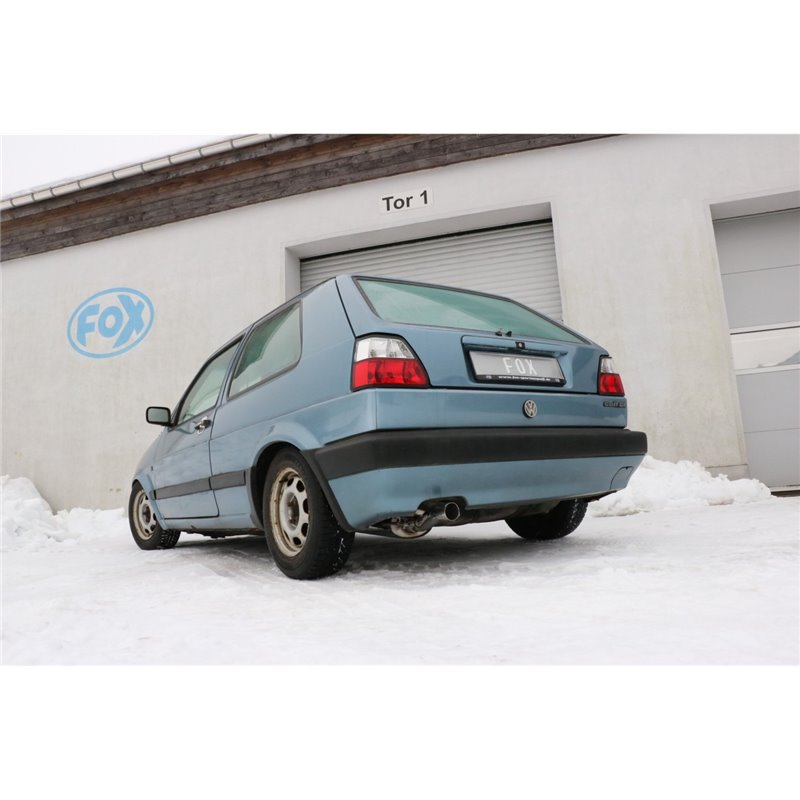 Escape deportivo Fox Volkswagen Golf II 1,0 - 1,8l + 1,6l D Todos