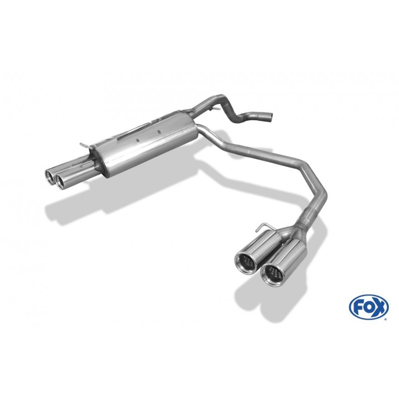 Escape deportivo Fox Volkswagen Beetle 1C, 9C, 1Y 55mm System Todos