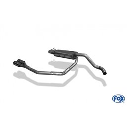 Escape deportivo Fox Volkswagen Beetle 1C, 9C, 1Y 63,5mm System Todos