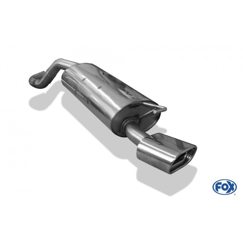 Escape deportivo Fox Volkswagen Beetle 1C, 9C, 1Y 63,5mm System Todos