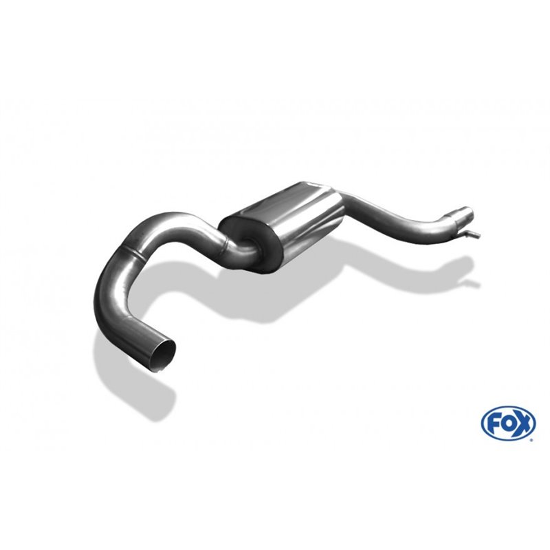 Escape deportivo Fox Volkswagen Beetle 16 (5C) 1,2l Starre Hinterachse