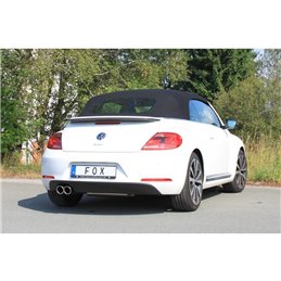 Escape deportivo Fox Volkswagen Beetle 16 (5C) 1,2l Starre Hinterachse