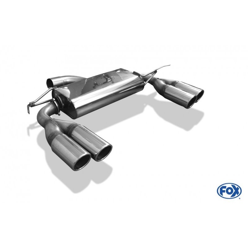 Escape deportivo Fox Volkswagen Beetle 16 (5C) 1,2l Starre Hinterachse