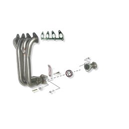 Colector escape deportivo Rcracing Porsche 911 Sc Rs 3.0 83