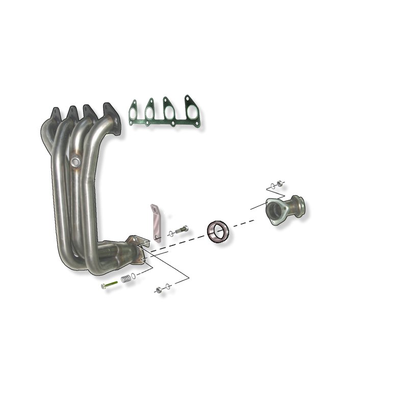 Colector escape deportivo Rcracing Porsche 911 Sc Rs 3.0 83