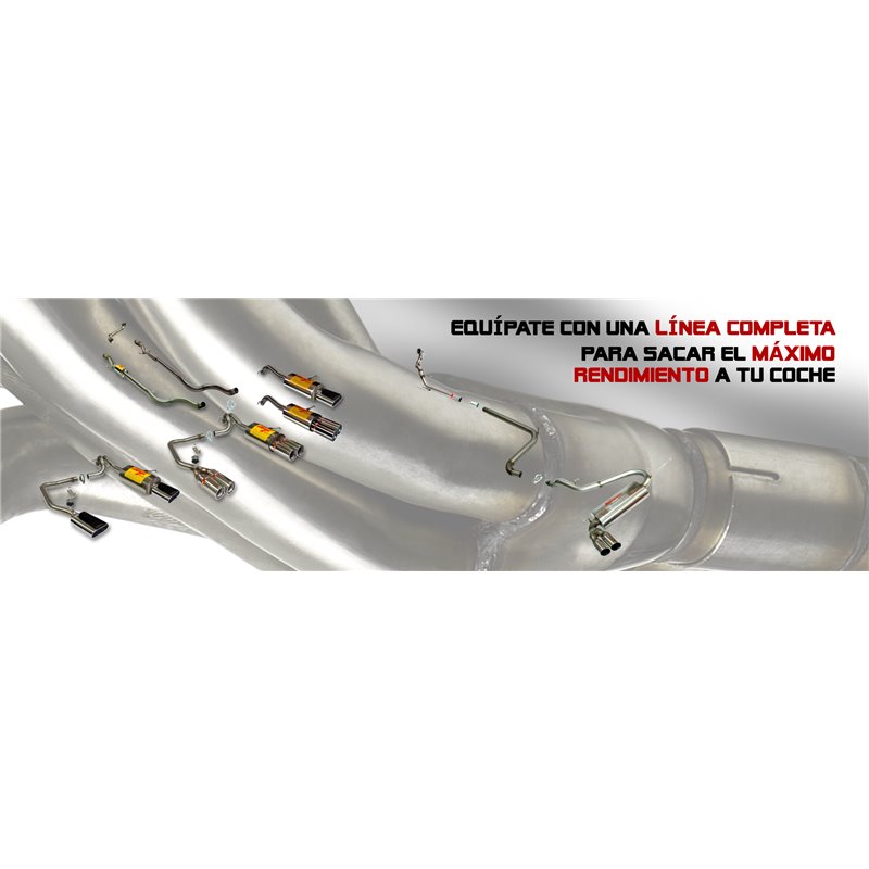 Linea completa escape Rcracing Volkswagen Golf Iii 2.0I 8V Gti _ _ 91_98