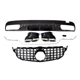 Kit De Carrocería Mercedes W205 2014-2018 4P / SW Look AMG C63