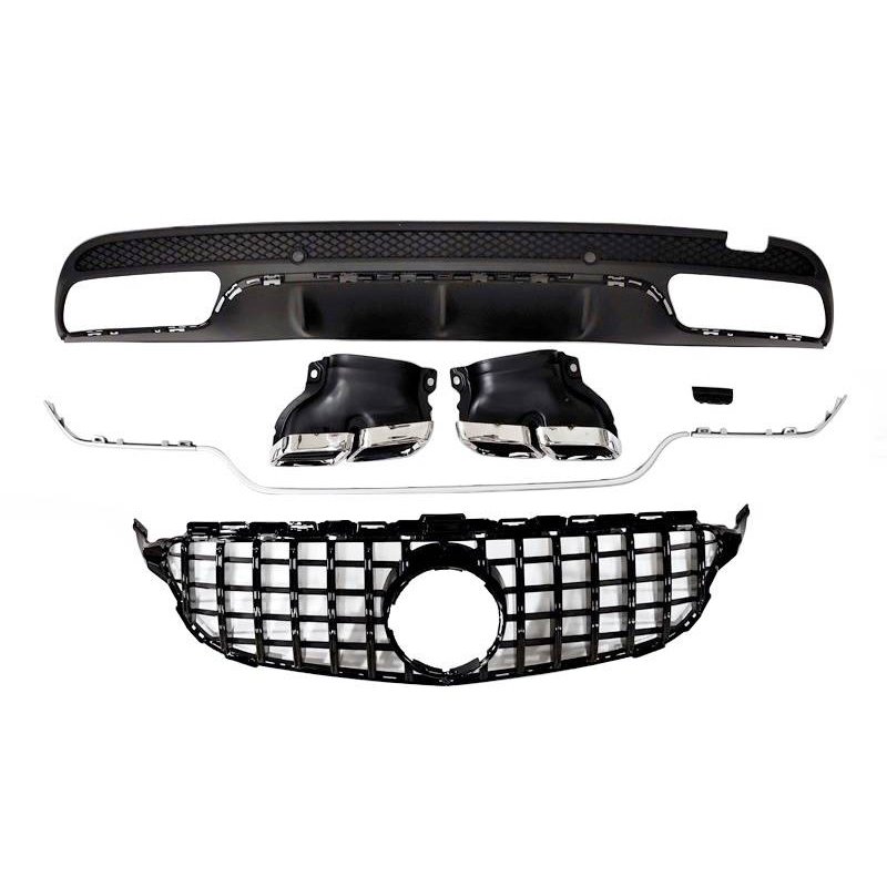 Kit De Carrocería Mercedes W205 2014-2018 4P / SW Look AMG C63
