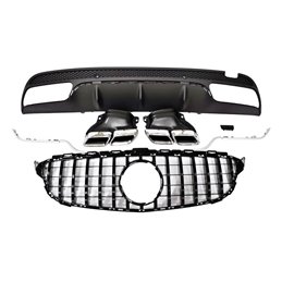 Kit De Carrocería Mercedes W205 2014-2018 4P / SW Look AMG C63