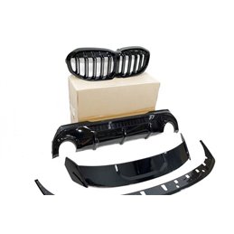 Kit De Carrocería BMW F40 Look M Performance Negro Brillante