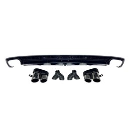 Difusor Trasero Audi A6 / A6 Avant C8 Look S6