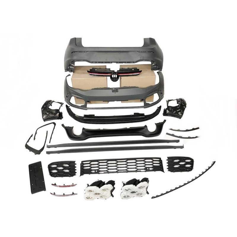 Kit De Carrocería Volkswagen Golf 8  3 /5P 2019-2023 Look GTI 2 Salidas