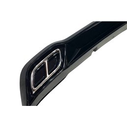 Difusor Trasero Volkswagen Golf 8 2019-2023 Negro brillante Look RLine