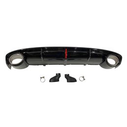 Difusor Trasero Audi A7 2011-2014 Look RS7 para SLine / S7