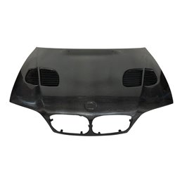 Capó Carbono BMW E46 '02-06 2P. Look M3 GTR C/T