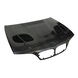 Capó Carbono BMW E46 '02-06 2P. Look M3 GTR C/T