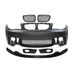 Paragolpes Delantero BMW E82/E88/E87/E81  Look M1 05-11 Spoiler Carbono