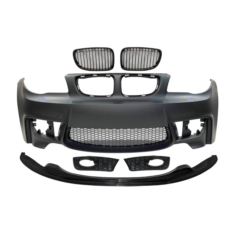Paragolpes Delantero BMW E82/E88/E87/E81  Look M1 05-11 Spoiler Carbono