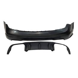 Paragolpes Trasero Mercedes W204 11-13 2-4P Look AMG C63 Parktronic ABS