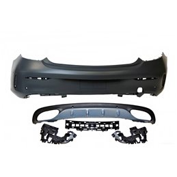 Paragolpes Trasero Mercedes W205 2P 14-18 Look AMG