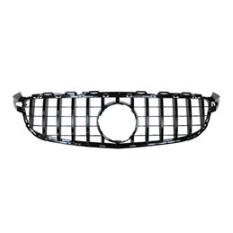 Parrilla Mercedes W205 C63 Look GT Negro Brillante