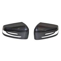 Cubre Espejos Carbono Mercedes W204/W212/W218/W221/Clase A/B/C/E/Glk/CLS