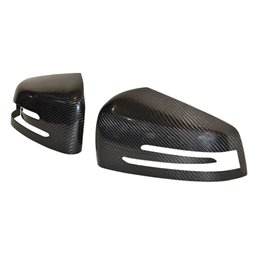 Cubre Espejos Carbono Mercedes W204/W212/W218/W221/Clase A/B/C/E/Glk/CLS