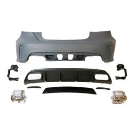 Paragolpes Trasero Mercedes W176 2012-2018 A45 Look AMG Sensores