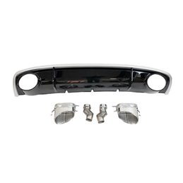 Difusor Trasero Audi A4 B8 4P / Avant 12-15 Look RS4