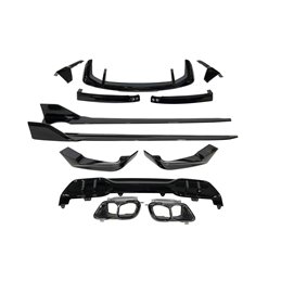 Kit De Carrocería BMW G05 X5 LCI 2023+ Look M Performance Brillante Negro