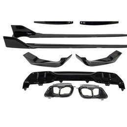 Kit De Carrocería BMW G05 X5 LCI 2023+ Look M Performance Brillante Negro