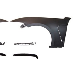 Spoiler Delantero Volkswagen Golf 7 / 7.5 Negro Brillante